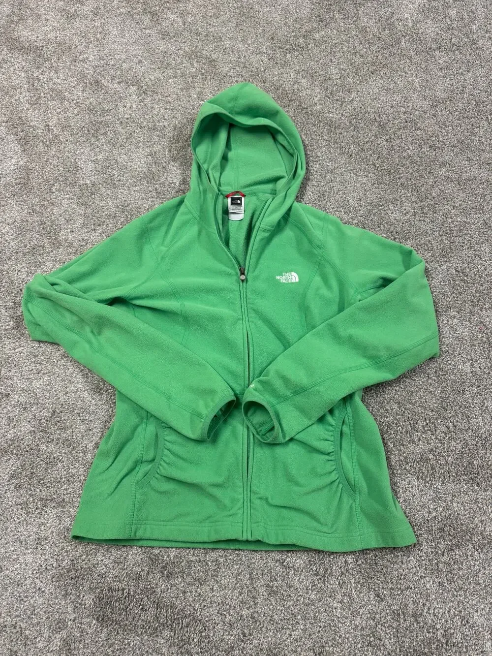 The North Face Green Hooded Fleece Jacket